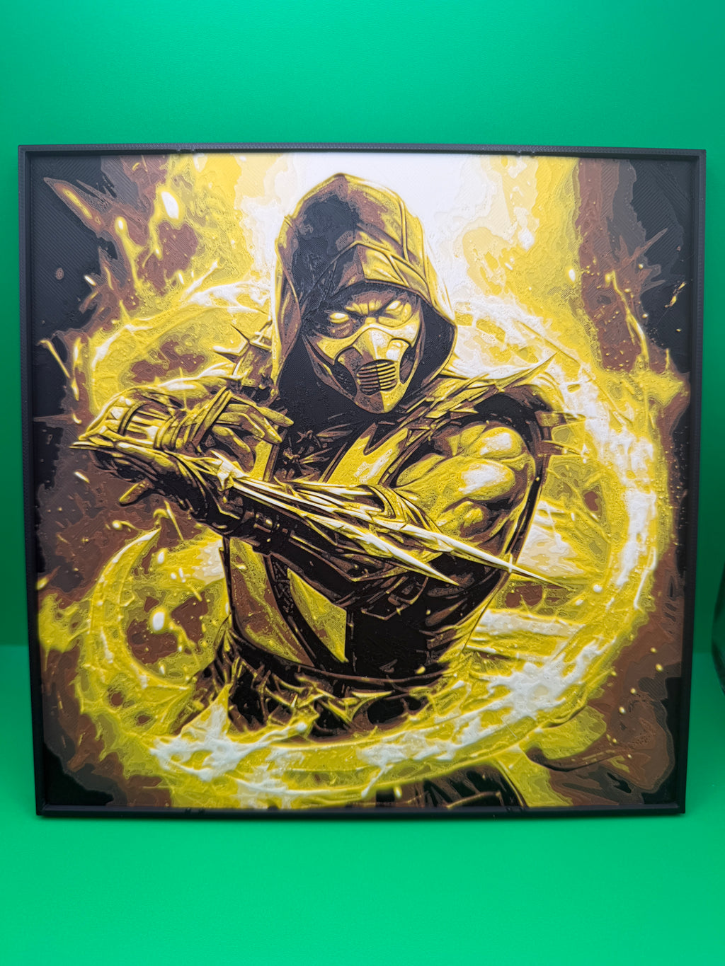 Fantasy Warrior Duo 3D Printed Layer Art