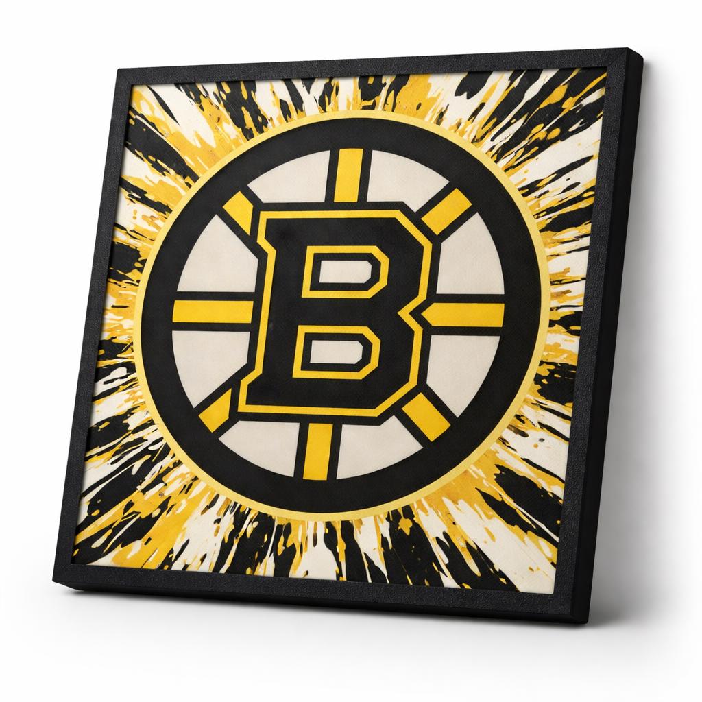3D Layered Hockey Player Print | HueForge Sports Room Decor (Framed/Unframed)