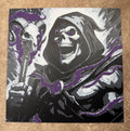 Evil Skull Sorcerer 3D Print | Retro Villain Dark Fantasy Art (8 inch)
