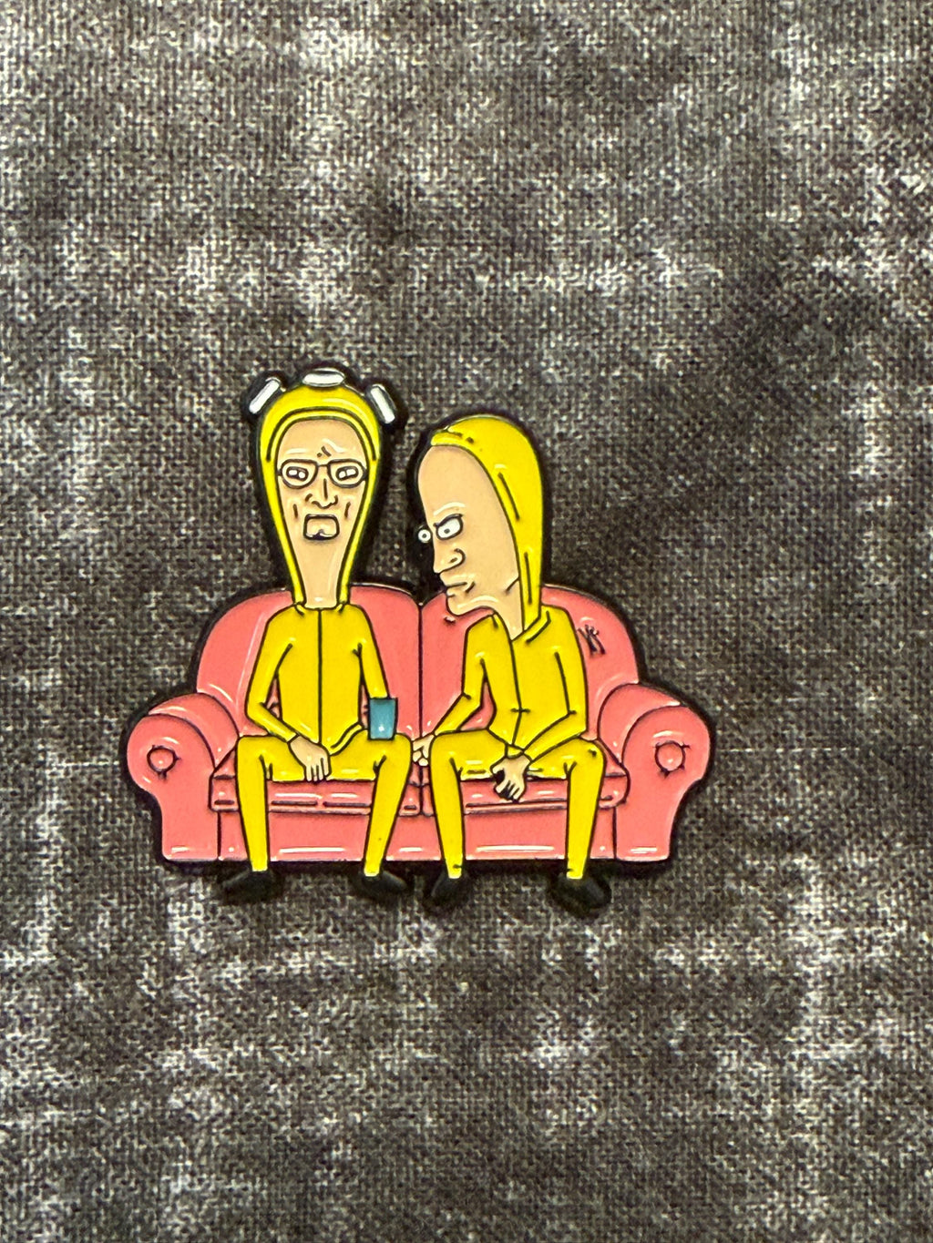 90s Cartoon Duo Enamel Pin | Retro TV Humor Pin | Choose Design