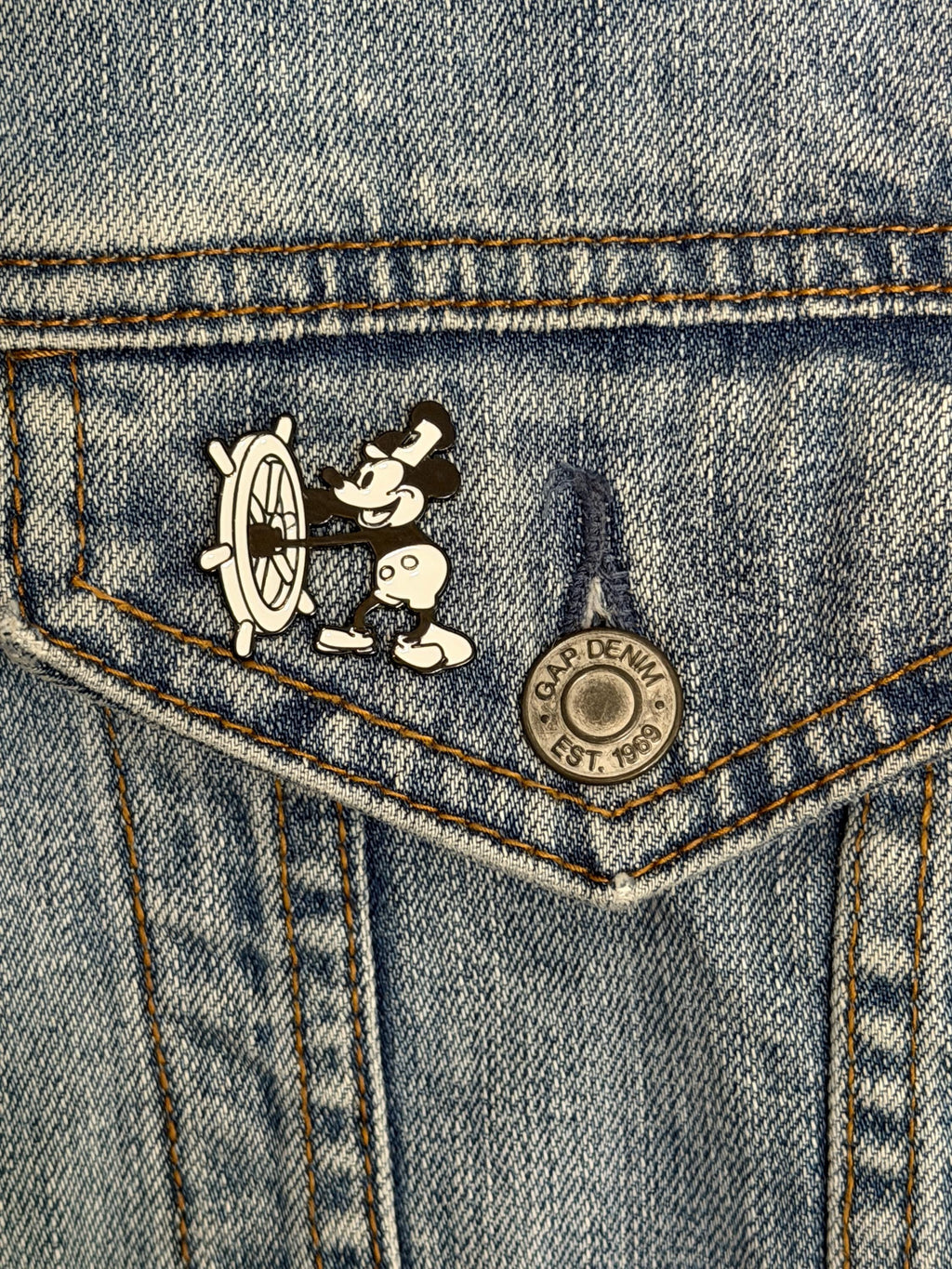 Vintage Cartoon Mouse Enamel Pin Set | Retro Character Lapel Pins| Choose your style