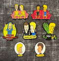 90s Cartoon Duo Enamel Pin | Retro TV Humor Pin | Choose Design