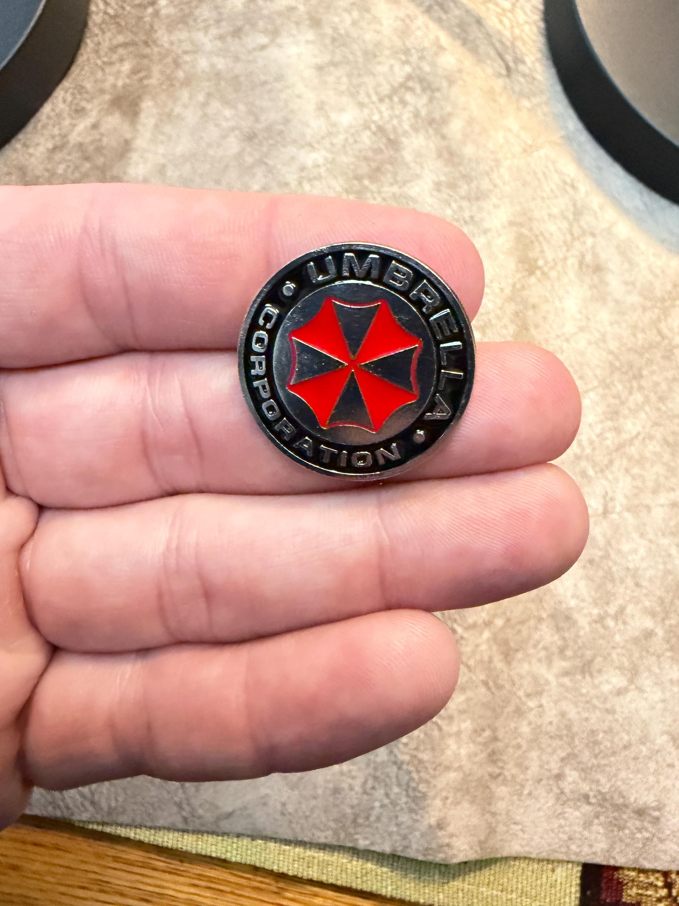 Choose your Pin | Survival Horror Enamel Pin | Biohazard Emblem, Zombie Game Accessory
