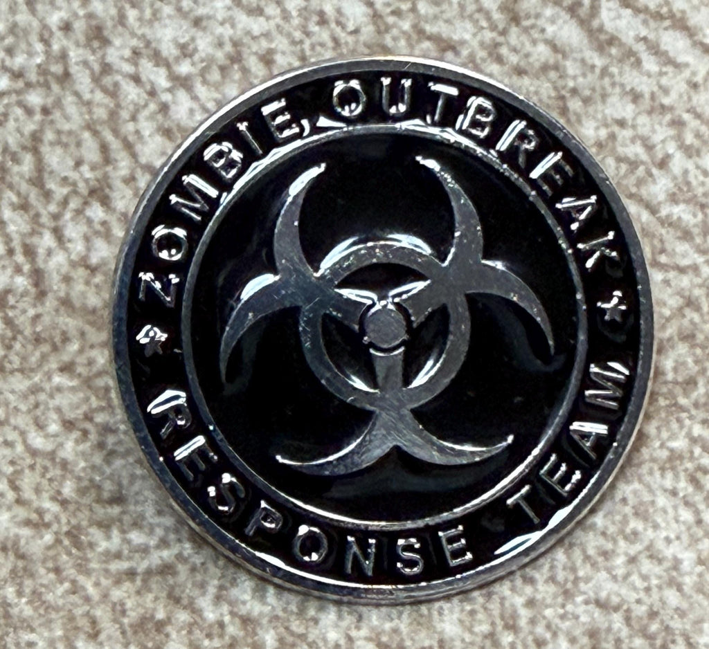 Choose your Pin | Survival Horror Enamel Pin | Biohazard Emblem, Zombie Game Accessory