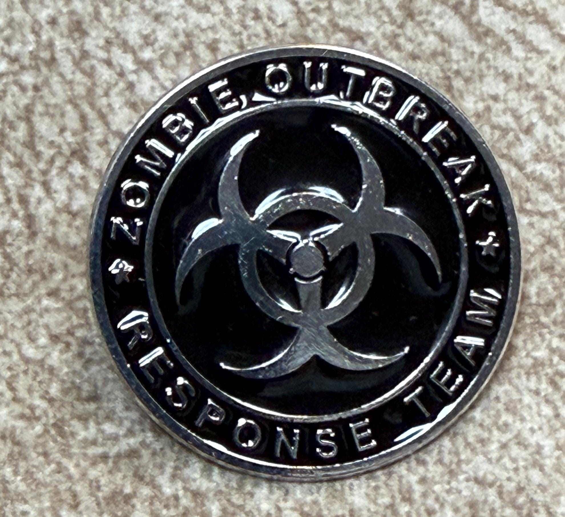 Choose your Pin | Survival Horror Enamel Pin | Biohazard Emblem, Zombie Game Accessory