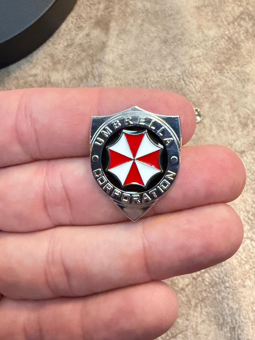 Choose your Pin | Survival Horror Enamel Pin | Biohazard Emblem, Zombie Game Accessory